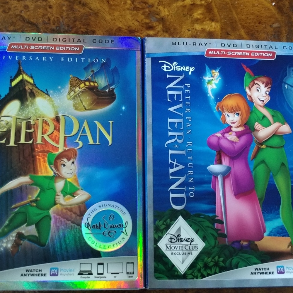 Brand new Disney Peter Pan Blu-ray bundle